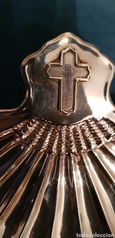 Antig&uuml;edades: Concha de bautismo de plata - Foto 2