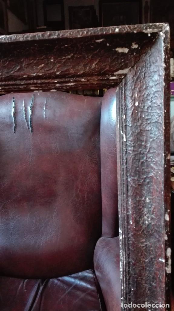 Antig&uuml;edades: Marco de madera mono cromada para restaurar d&eacute;cada de los 50 - Foto 2