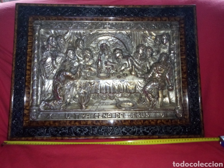 Antig&uuml;edades: CUADRO ULTIMA CENA EN RELIEVE - Foto 1