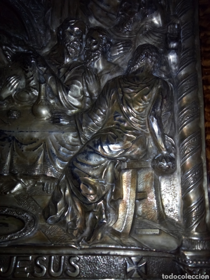 Antig&uuml;edades: CUADRO ULTIMA CENA EN RELIEVE - Foto 5