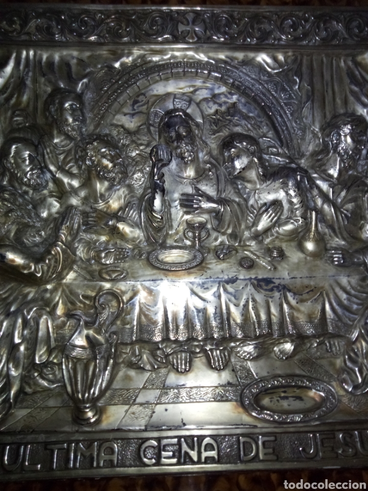 Antig&uuml;edades: CUADRO ULTIMA CENA EN RELIEVE - Foto 6