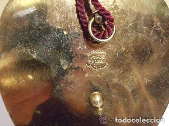 Antig&uuml;edades: BENDITERA BRONCE DORADO Y MARMOL MARCA SANTAMARIA - Foto 3