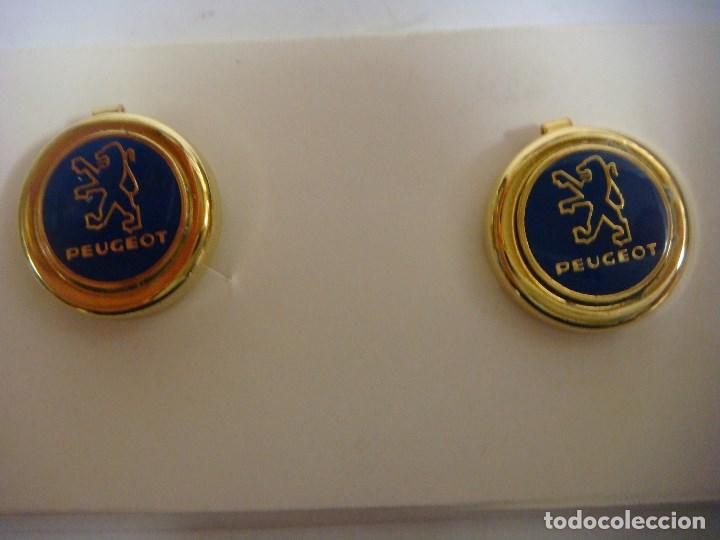 Antig&uuml;edades: GEMELOS CUBRE BOTON DE PEUGEOT (#) - Foto 1