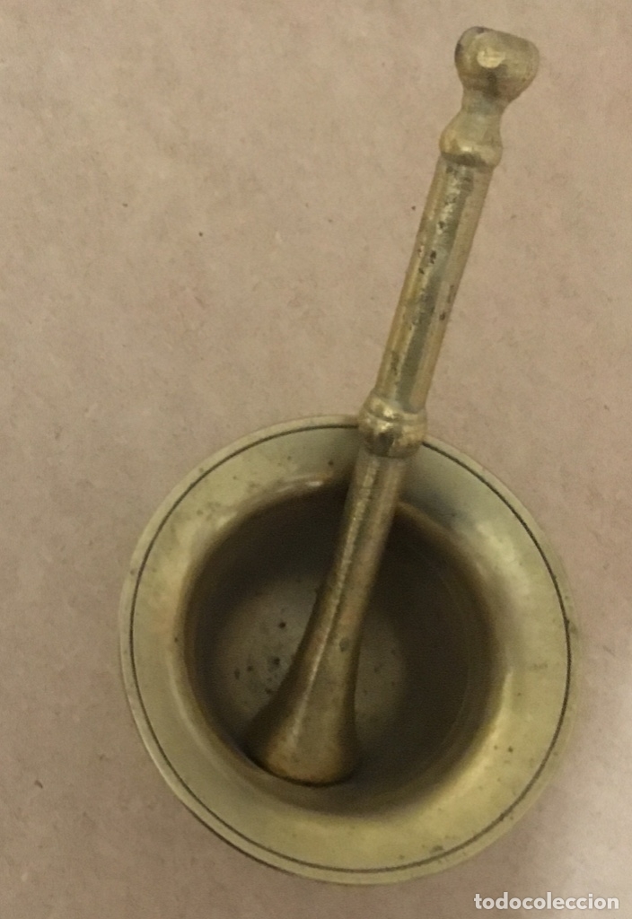 Antig&uuml;edades: Almirez de bronce muy antiguo - Foto 12