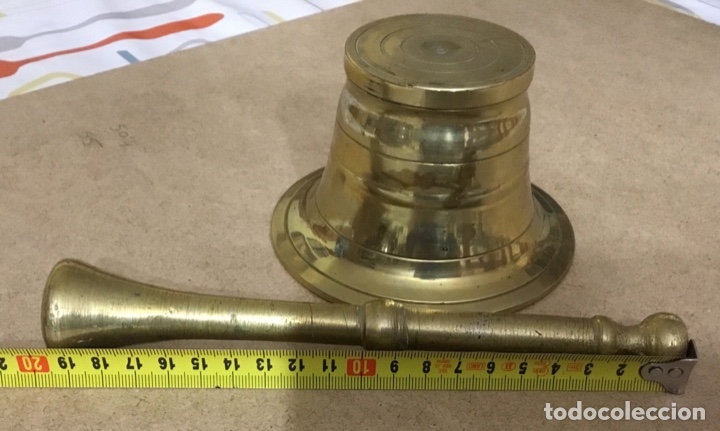 Antig&uuml;edades: Almirez de bronce muy antiguo - Foto 7