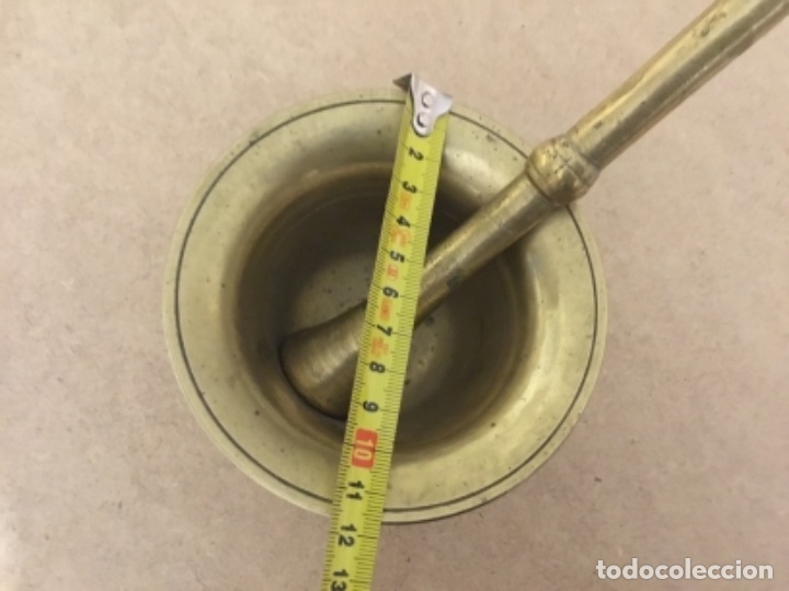 Antig&uuml;edades: Almirez de bronce muy antiguo - Foto 4