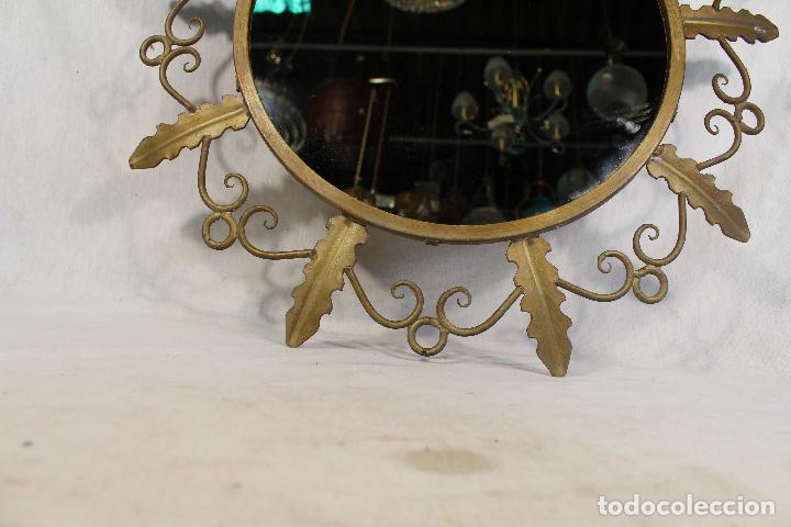 Antig&uuml;edades: espejo de sol en hierro de forja - Foto 3