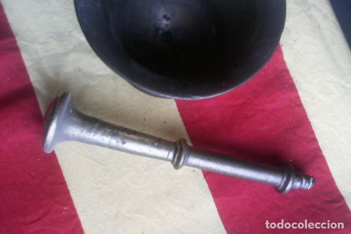 Antig&uuml;edades: MORTERO LATON . - Foto 4