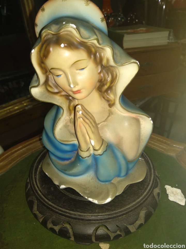 Antig&uuml;edades: Virgen de escayola - Foto 4