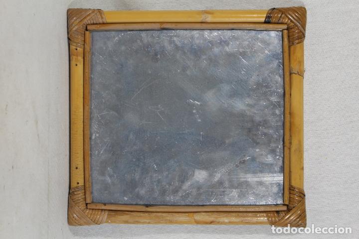 Antig&uuml;edades: espejo de bamb&uacute; - Foto 1