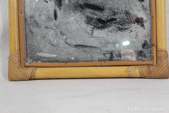 Antig&uuml;edades: espejo de bamb&uacute; - Foto 2