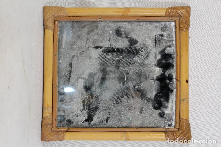 Antig&uuml;edades: espejo de bamb&uacute; - Foto 3