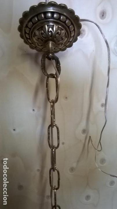 Antig&uuml;edades: Lampara antigua.De broce.Estilo Imperio.E - Foto 23