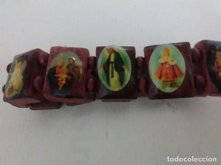 Antig&uuml;edades: Pulsera de santos y v&iacute;rgenes - Foto 5