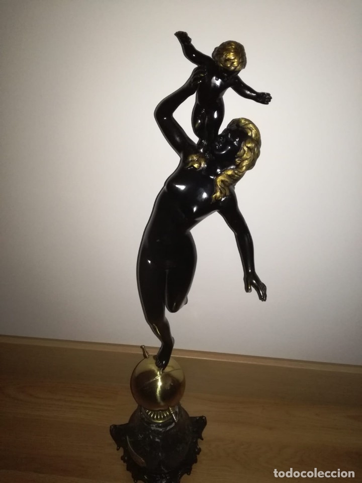 Antig&uuml;edades: Escultura de bronce SOHER - Foto 2