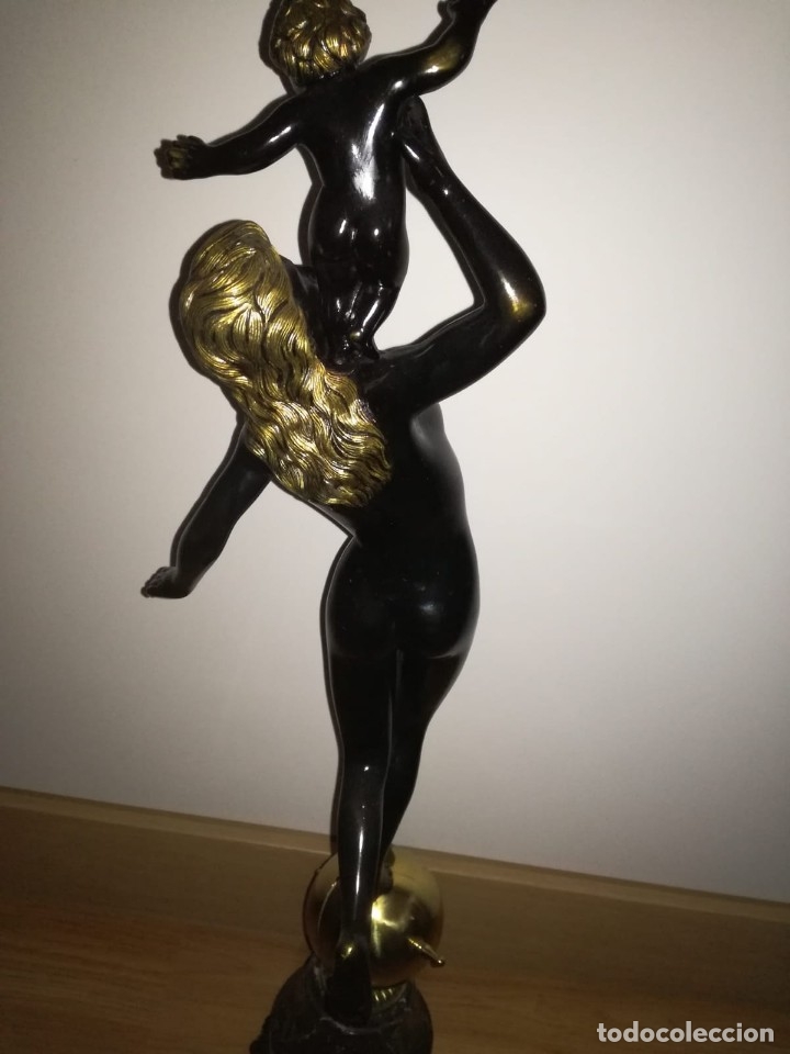 Antig&uuml;edades: Escultura de bronce SOHER - Foto 4