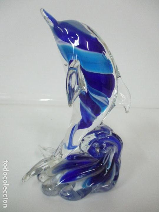 Bonita Figura Pez Delfin Cristal De Murano Sold At Auction