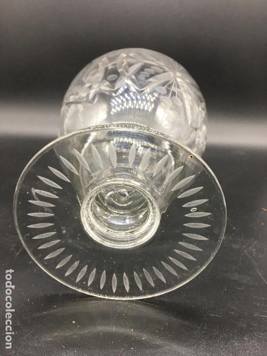 Antig&uuml;edades: Bombonera de cristal tallado - Foto 4