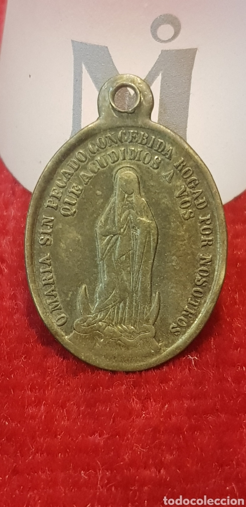 Antig&uuml;edades: Medalla religiosa de P&iacute;o noveno - Foto 2