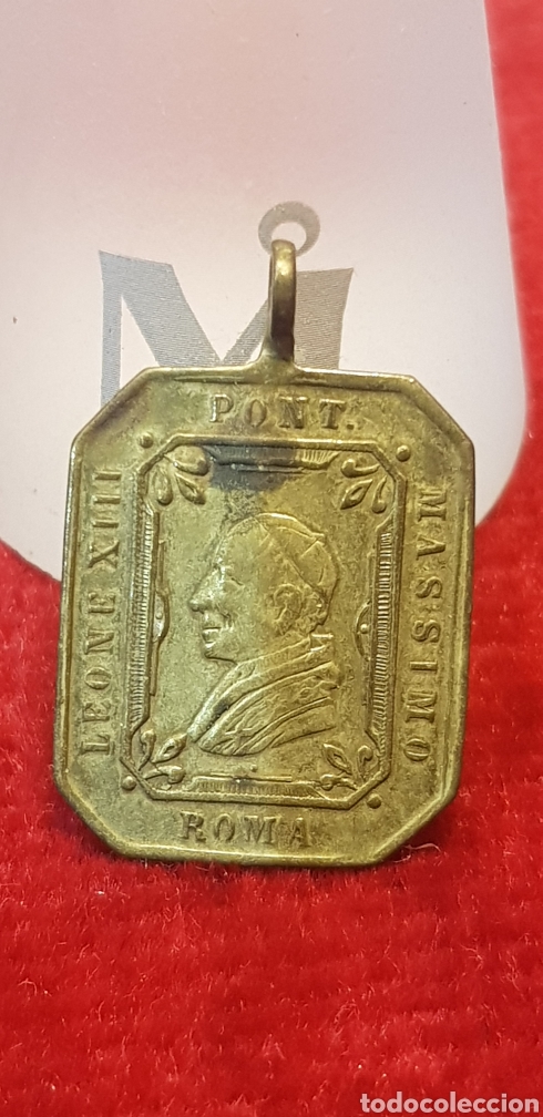 Antig&uuml;edades: Medalla religiosa de Le&oacute;n 13 - Foto 1