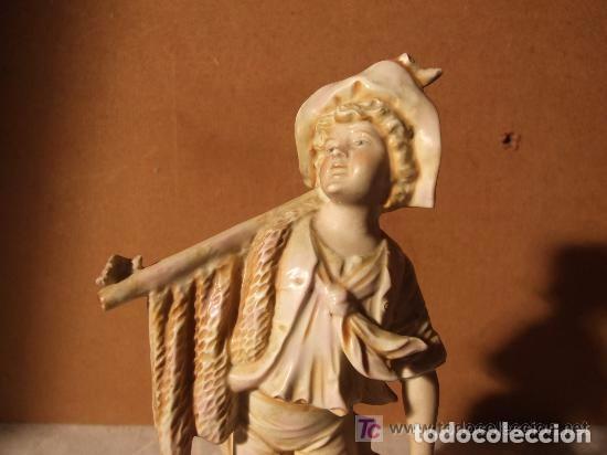 Antig&uuml;edades: NI&Ntilde;O DE BISCUIT DE PORCELANA - Foto 2