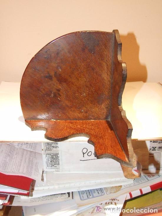 Antig&uuml;edades: REPISA RINCONERA DE CAOBA - Foto 4