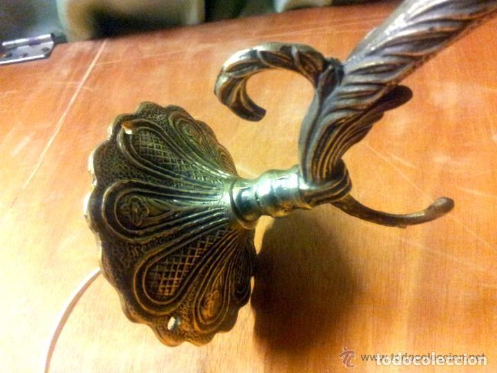 Antig&uuml;edades: APLIQUE BRONCE UNA LUZ - Foto 4
