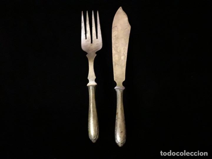 Antig&uuml;edades: Juego de cubiertos para trinchar - Foto 1
