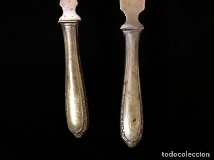 Antig&uuml;edades: Juego de cubiertos para trinchar - Foto 3