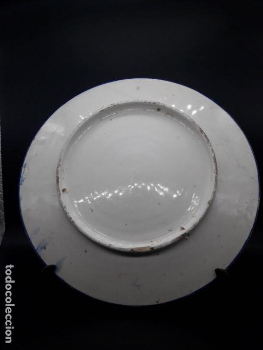 Antig&uuml;edades: Plato de cer&aacute;mica decorado - Foto 6