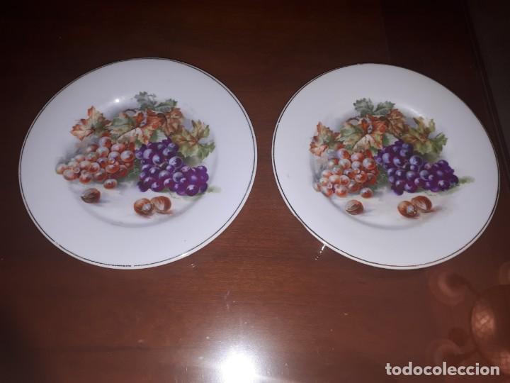 Antig&uuml;edades: antiguo juego de dos platos - Foto 1