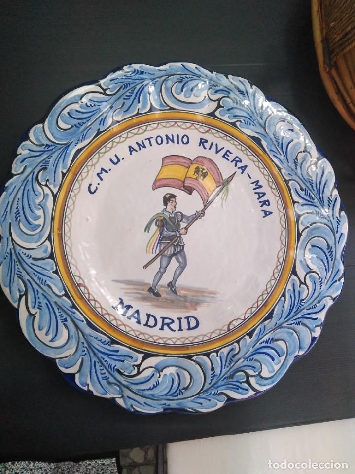 Antig&uuml;edades: Talavera, antiguo plato - Foto 1