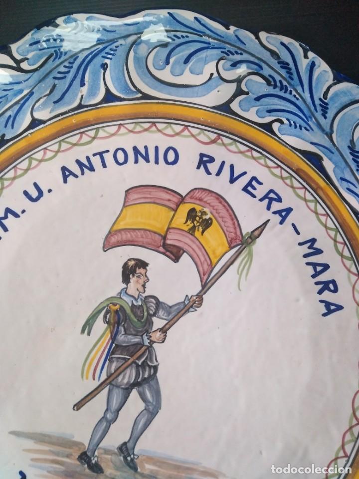 Antig&uuml;edades: Talavera, antiguo plato - Foto 2
