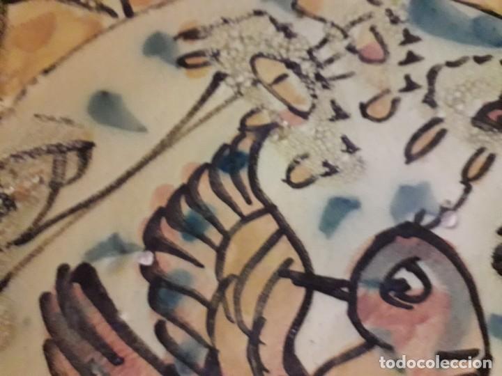 Antig&uuml;edades: Plato de cer&aacute;mica de Talavera - Foto 2