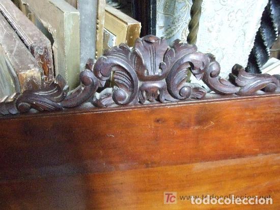Antig&uuml;edades: CAMA DE CAOBA INDIVIDUAL - Foto 3