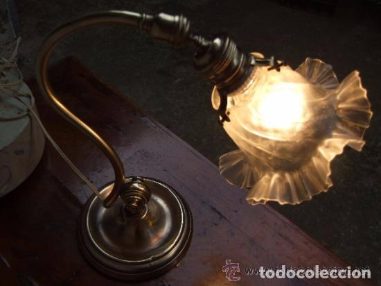 Antig&uuml;edades: LAMPARA SOBREMESA TULIPA REGULABLE - Foto 3