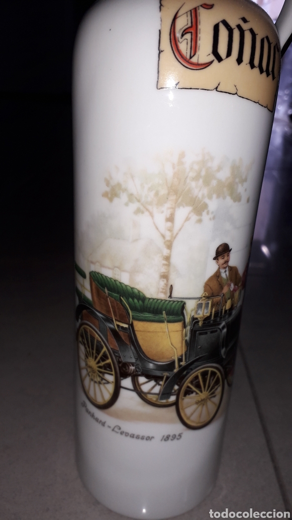 Antig&uuml;edades: Botella ceramica co&ntilde;ac 1895 - Foto 2