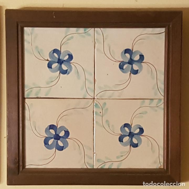 Antig&uuml;edades: Cuadro azulejos sXIX - Foto 1