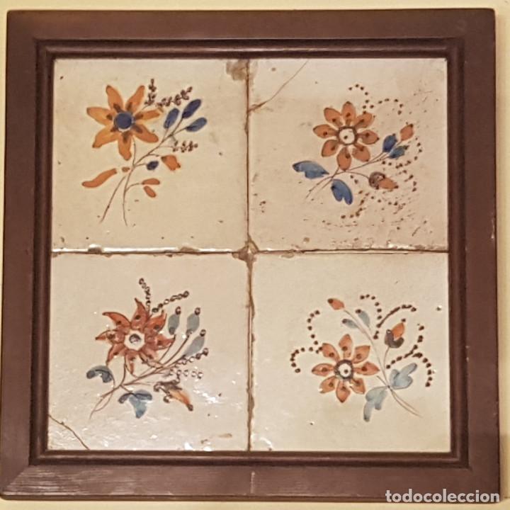 Antig&uuml;edades: Cuadro azulejos sXVIII/XIX - Foto 1