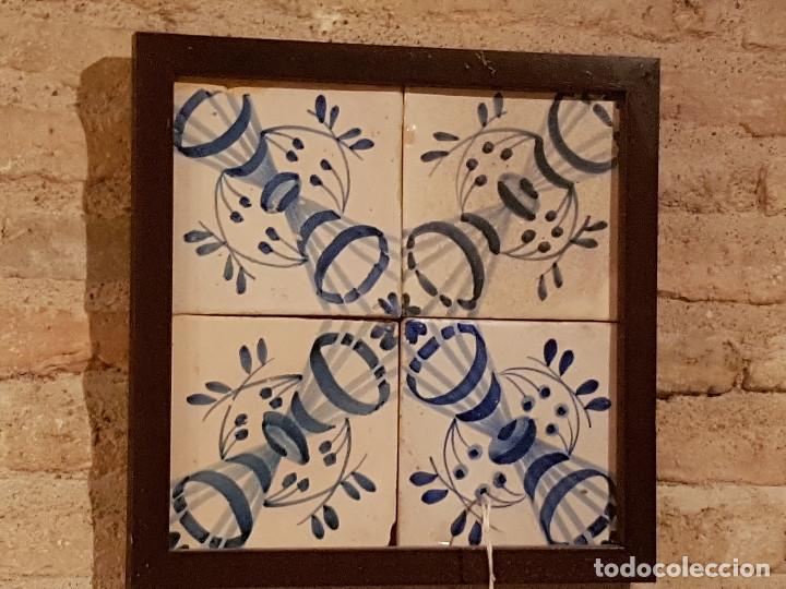 Antig&uuml;edades: Cuadro azulejos sXVIII/XIX - Foto 1