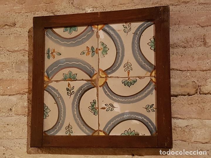 Antig&uuml;edades: Cuadro azulejos sXVIII/XIX - Foto 1