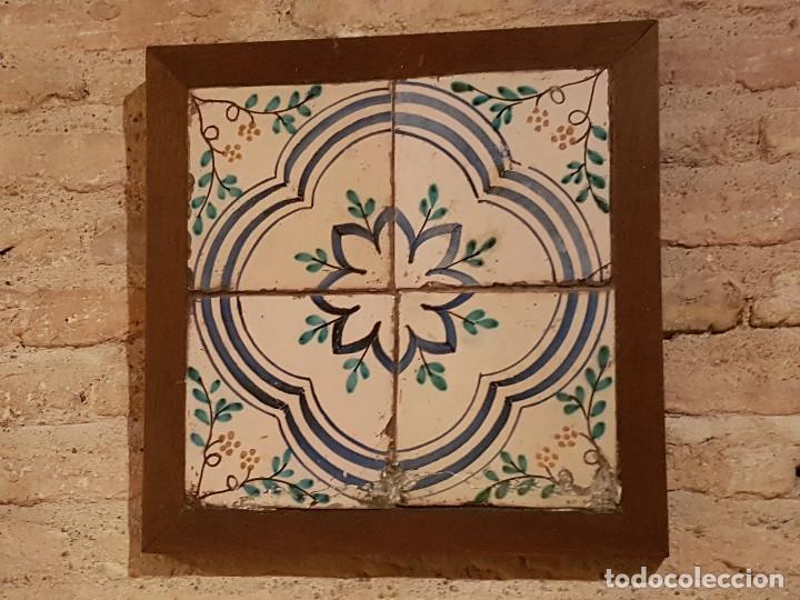 Antig&uuml;edades: Cuadro azulejos sXIX - Foto 1