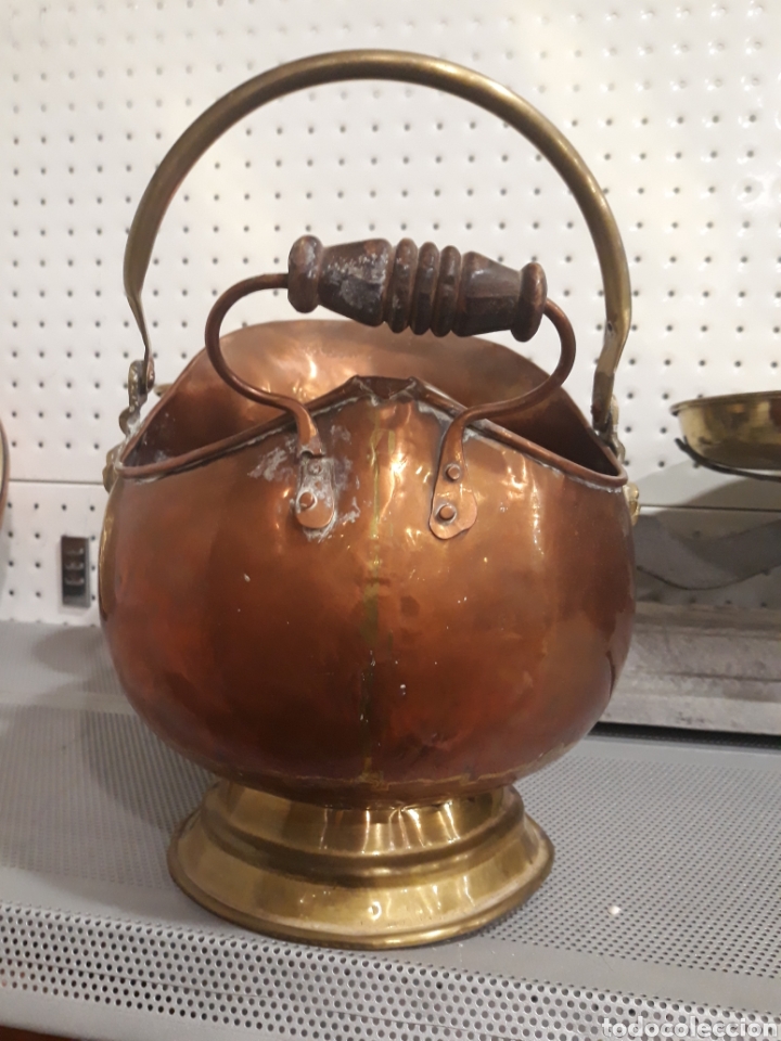 Antig&uuml;edades: Medida en cobre y laton. - Foto 3