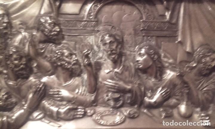 Antig&uuml;edades: &Uacute;ltima cena / metal repujado - Foto 2