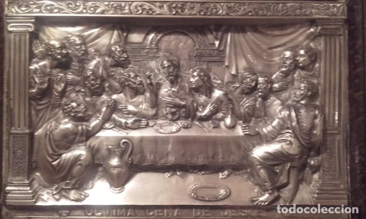 Antig&uuml;edades: &Uacute;ltima cena / metal repujado - Foto 3