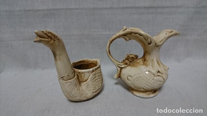 Antig&uuml;edades: PAREJA DE PEQUE&Ntilde;AS JARRAS CAPODIMONTE - Foto 3