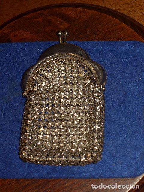 Antig&uuml;edades: MONEDERO DE MALLA MODERNISTA. - Foto 3