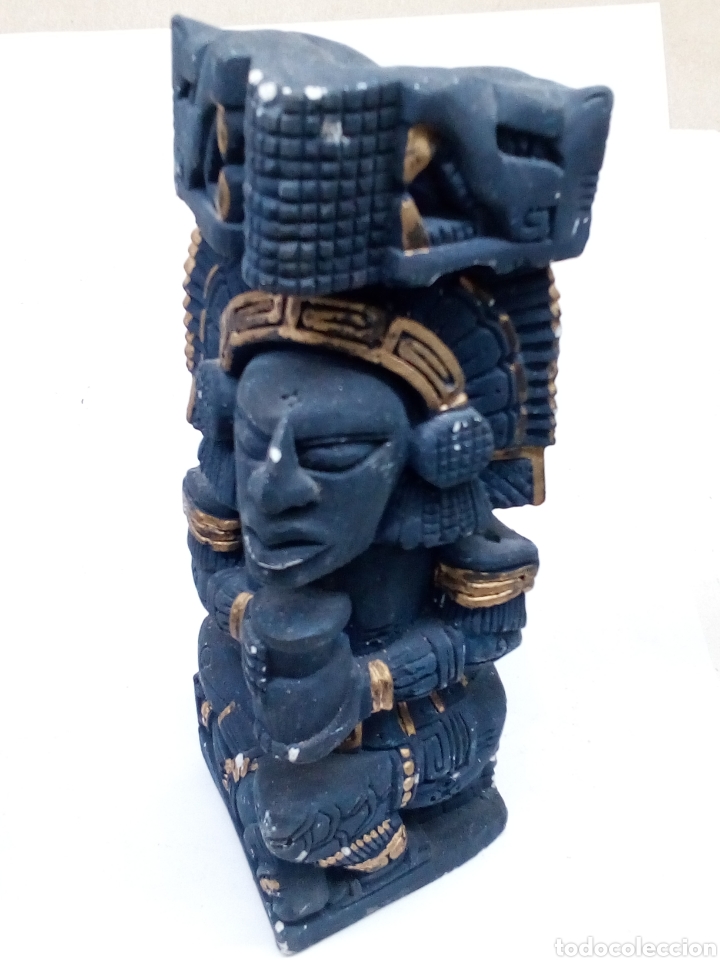 Antig&uuml;edades: Figura Azteca en Cemento - Foto 4
