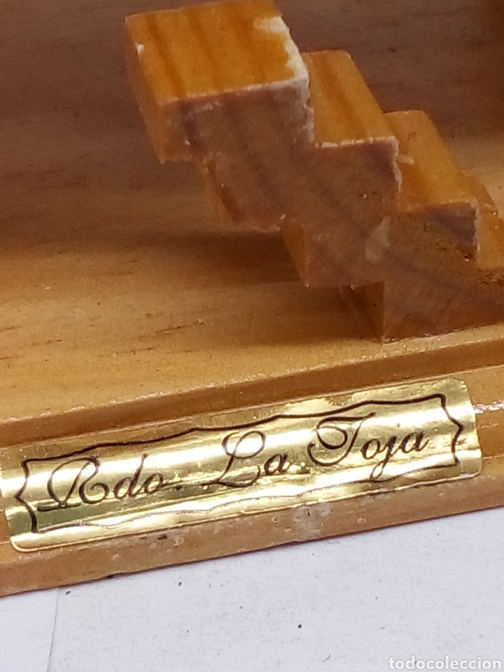 Antig&uuml;edades: Figura Rdo Toja Madera - Foto 2