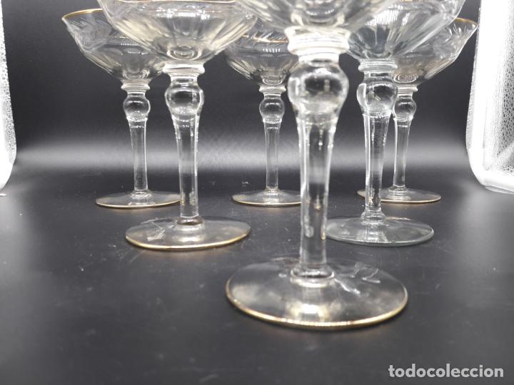 Antig&uuml;edades: 5 Copas de champ&aacute;n - Foto 3